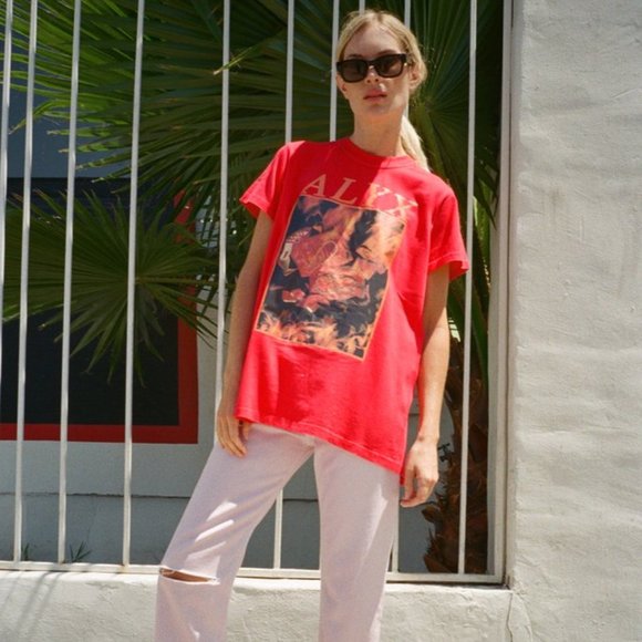 1017 ALYX 9SM x SHOWstudio S/S17 'Love Chaos' Graphic Tee - Picture 1 of 14